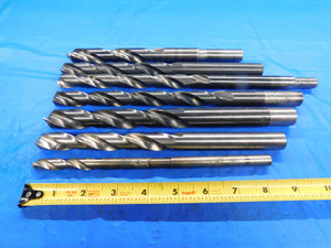 LOT HSS TWIST DRILL BITS VARIOUS SIZES UP TO 13/16" STRAIGHT SHANK SOME REDUCED - BT2430AY3