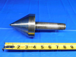 LATHE TOOLING 60 DEGREE LIVE CENTER MORSE TAPER #4 3 3/8 HEAD O.D. MT4 USA MADE - BR3485AY3
