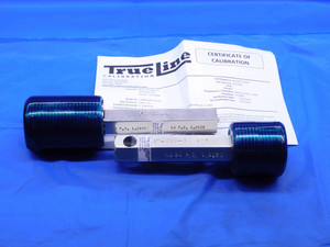 CERTIFIED 2" 8 UN 3A SET THREAD PLUG GAGE 2.0 GO NO GO P.D.'S = 1.9188 & 1.9130 - DW26764TLC