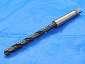 CLEVELAND 15/32 O.D. HSS TWIST DRILL BIT MORSE TAPER #2 SHANK .4687 MT2 USA MADE - JC2043AY3