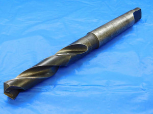 NATIONAL 55/64 O.D. HSS TWIST DRILL BIT MORSE TAPER #3 SHANK .8593 MT3 USA MADE - JC2051AY3