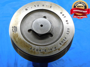 4" 16 N 2 SET THREAD PLUG GAGE 4.0 4.00 4.000 4.0000 NO GO ONLY P.D. = 3.9522 - DW26831RD