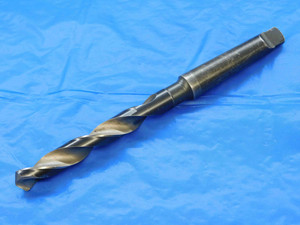 CLEVELAND 9/16 O.D. HSS TWIST DRILL BIT MORSE TAPER #2 SHANK .5625 MT2 USA MADE - JC2088AY3