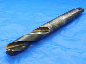 WHITMAN & BARNES 1 7/32 O.D. HSS DRILL BIT MORSE TAPER #4 SHANK 1.2187 MT4 USA - JC2116AF4