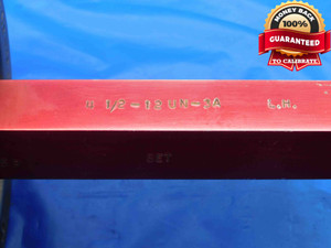 4 1/2 12 UN 3A LEFT HAND SET THREAD PLUG GAGE 4.5 GO ONLY P.D. = 4.4459 L.H. - DW26849RD