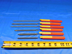 6 PCS DORMER HSS TWO SIDED CENTER DRILLS INCLUDES #2, #3 AND #4 SIZES A219 USA - BR3676BR3