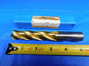 NEW NIAGARA CUTTER 3/4 O.D. TIN ROUGHING HSCO END MILL 4 FL REC700T 70050 .75 - BT2642BR3