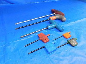 7PC SET OF TORX DRIVERS SIZES INCLUDE T7, T8, T9, T15, T20, T25 AND T30 - BR3737LVR