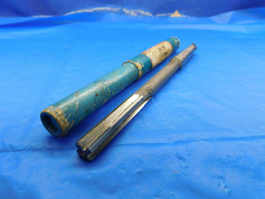 ROCK RIVER TOOL 10MM OD HSS CARBIDE TIPPED REAMER MORSE TAPER #1 SHANK 4 FL MT1 - BT2668AF4