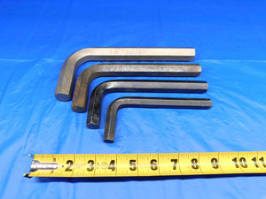 4PC SET OF LARGE METRIC ALLEN WRENCHES SIZES INCLUDE 14, 17, 19 AND 22mm - BR3783LVR