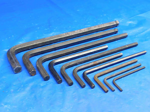 10PC SET METRIC ALLEN WRENCHES SIZES 2.5, 3, 4, 4.5, 5, 5.5, 6, 7, 8 & 10mm  - BR3787LVR