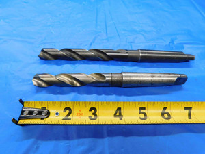 2 PC. LOT OF TWIST DRILL BITS 5/8 CUTTING DIAMETER MT2 SHANK DIAMETER MT#2 - CB2533AY3