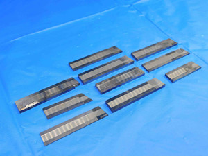 10PCS HSS SHARPENED LATHE CUTOFF PARTING GROOVING BLADES 1/2" HEIGHT 1-4mm THICK - BR3805BR3