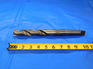 LBS 31/32 O.D. HSS FLAT BOTTOM TWIST DRILL BIT MORSE TAPER #3 SHANK .9687 MT3 - CB2609AY3