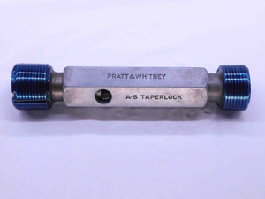 1 1/4 12 NF 3 THREAD PLUG GAGE 1.25 GO NO GO P.D.'S = 1.1959 & 1.1999 UNF-3 - TS0069BURL