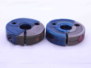 3/4 16 UNF 2A THREAD RING GAGES .75 .750 .7500 GO NO GO P.D.'S = .7079 & .7029 - 34162AR1