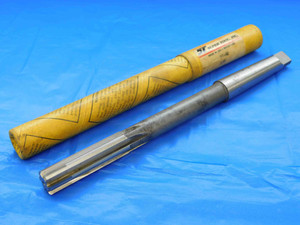 SUPER TOOL 5/8 OD HSS CARBIDE TIPPED REAMER MT2 SHANK .625 .6250 ONSIZE 16 mm - JC2295AF4