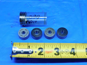 4 PCS REED-RICO STRAIGHT PATTERN KNURLING WHEELS AS-96DP 25090 1/4 I.D. - BR3962LVR