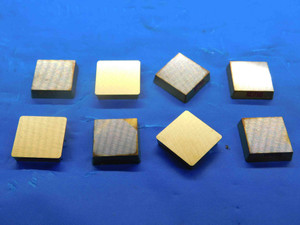 8pcs NEW KENNAMETAL SPG422 / SPGN 12 03 08 KC710 TiN COATED CARBIDE INSERTS - CB2855BR3