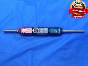 .1980 & .2040 CL Z PIN PLUG GAGE GO NO GO .2031 +.0009 13/64 5 mm .198 .204 - AJ0033LVR