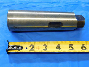 MT#3 INSIDE TO MT#5 OUTSIDE MORSE TAPER ADAPTER SLEEVE 6 1/8 OAL MT3 MT5 - JC2543BR3