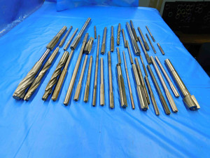 LOT OF HSS REAMERS & COUNTERBORES SOME TAPERED VARIOUS SIZES MACHINIST TOOLING - BT2979AE4