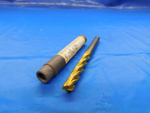 NEW MENLO TOOL 5/16 O.D. 2" LOC TIN CARBIDE END MILL 5/16 SHANK 4 FLUTE .3125 - BT3007BR3