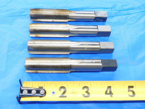 4 pcs VARIOUS 3/4 16 NF GH3 HS PLUG TAP 4 STRAIGHT FLUTE .75 CNC THREADING  - JC2563AY3