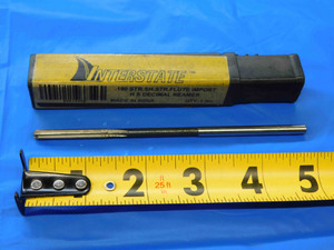 INTERSTATE 0.19 OD HSS REAMER 6 FL .19 .1900 3/16 .1875 +.0025 OVERSIZE CNC - JC2596LVR