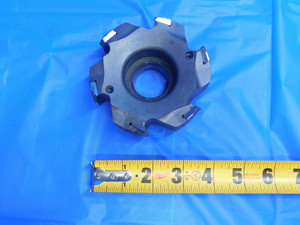 KENNAMETAL 4" O.D. FACE MILL 100B06RP906G 1 1/4 PILOT HOLDS 6 INSERTS 4.0 - AJ0287BJ3