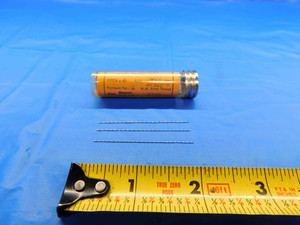 3PC SET VAN KEUREN THREAD MEASURING WIRES FOR CALIBRATION .6MM PITCH 0.6 - BT3267AL4