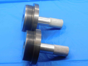 SHOP MADE 3" 12 UN 2B THREAD PLUG GAGE 3.0 GO NO GO P.D.'S = 2.9459 & 2.9541 - DW27225AJ4 SHOP MADE 3" 12 UN 2B THREAD PLUG GAGE 3.0 GO NO GO P.D.'S = 2.9459 & 2.9541 - DW27225AJ4