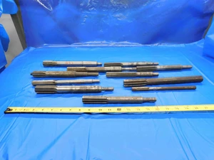 LOT OF HSS REDUCED SHANK CHUCKING & EXPANSION REAMERS UNDER 1" STRAIGHT FLUTES  - BT3350LVR