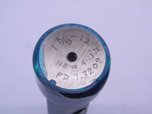 1 3/8 12 NF THREAD PLUG GAGE 1.375 1.3750 GO ONLY P.D. = 1.3209 UNF 2B OR 3B - DW27353RD