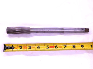 7/8 O.D. HSS REAMER MORSE TAPER #2 SHANK SPIRAL 10 FLUTE MT2 .875 .8750 ONSIZE - AJ0489AL4
