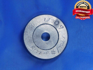 .17909 CL X CARBIDE MASTER PLAIN BORE RING GAGE .1875 -.0084 3/16 4.549 mm CHECK - AJ0517AC4