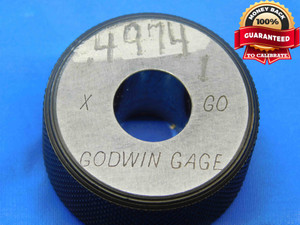 .4974 CLASS X MASTER PLAIN BORE RING GAGE .5000 -.0026 UNDERSIZE 1/2 12.634 mm - JC2795AC4