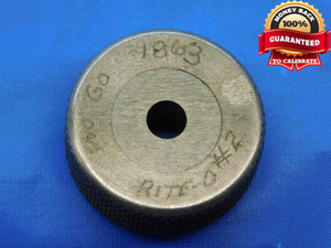 .1863 CL X CARBIDE MASTER PLAIN BORE RING GAGE .1875 -.0012 3/16 4.732 mm CHECK - JC2793AC4