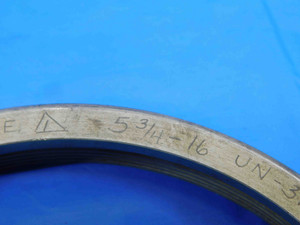 SHOP MADE 5 3/4 16 UN 3A SOLID THREAD RING GAGE 5.75 5.750 5 3/4"-16 INSPECTION - DW27412AM4