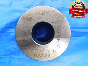 1.00098 MASTER PLAIN BORE RING GAGE 1.0000 +.0010 OVERSIZE 1.0 25.425 mm CHECK - BT3638AC4