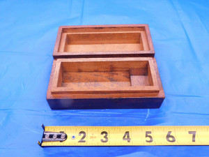 VINTAGE WOOD BOX ANTIQUE STORAGE FOR JEWELERY SMALL TOOLS HARDWARE ETC. - CB3428AM4