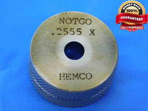 .2555 CLASS X MASTER PLAIN BORE RING GAGE .2500 +.0055 OVERSIZE 1/4 6.490 mm - JC2943BR3