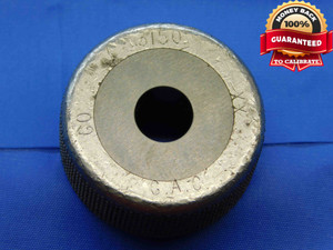 .3150 CL XX CARBIDE MASTER PLAIN BORE RING GAGE .3125 +.0025 5/16 8 mm .315 - JC2944BR3