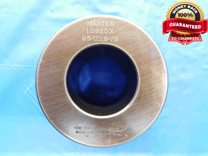 1.0920 CL X MASTER PLAIN BORE RING GAGE 1.0938 -.0018 1 3/32 27.737 mm 1.092 - BT3718AC4