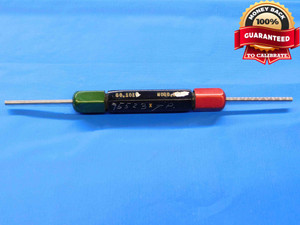 .1015 & .1045 CL X PIN PLUG GAGE GO NO GO .0938 +.0077 OVERSIZE 3/32 2.654 mm - JC3077AL4
