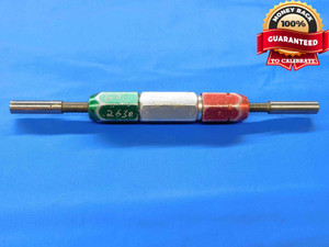 .2630 & .2660 PIN PLUG GAGE GO NO GO .2656 +.0004 17/64 6.756 mm .263 .266 CHECK - JC3114AL4