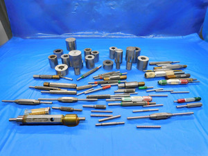 LOT OF PLAIN PLUG GAGES PIN MEMBERS HANDLES GO NO GO TAPERLOCK INSPECTION - BT3870AP1
