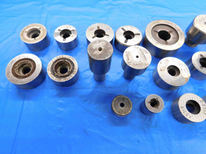 LOT OF SETTING DISC GAGES VARIOUS SIZES CALIBRATION LAB GO NO GO REVERSIBLE - BT3862AP1