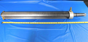 AMEC 3.98 O.D. 38" OAL COOLANT THRU INDEXABLE INSERT SPADE DRILL MT5 SHANK 2 FL