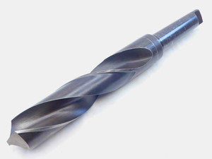 2 7/16 O.D. HSS TWIST DRILL BIT MORSE TAPER #5 SHANK 11 3/4 LOC 2.4375 MT5